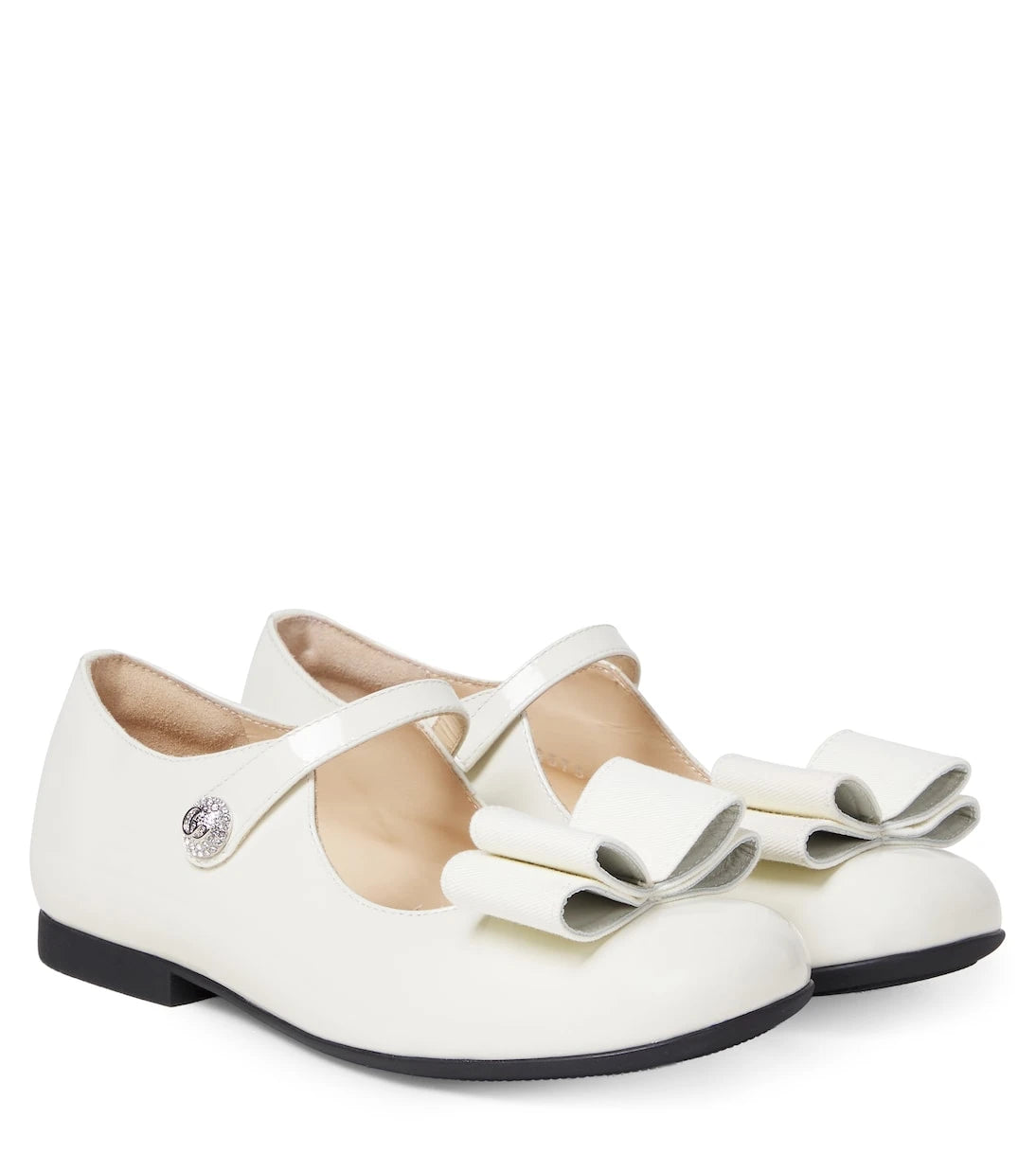 Gucci Kids - Patent leather Mary Jane flats