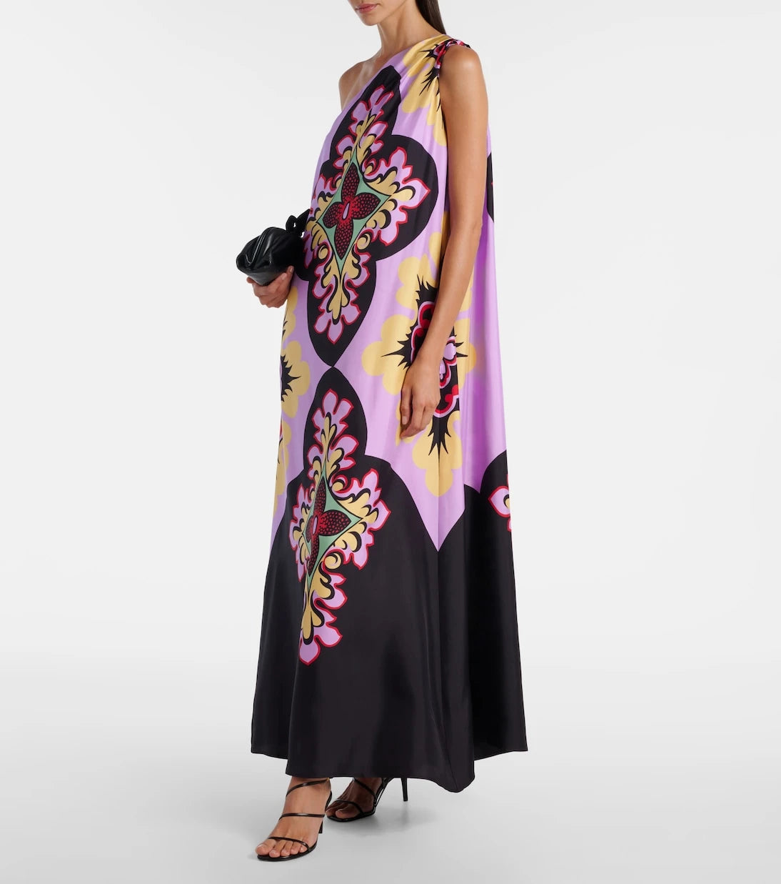 La DoubleJ - Roy printed silk twill maxi dress
