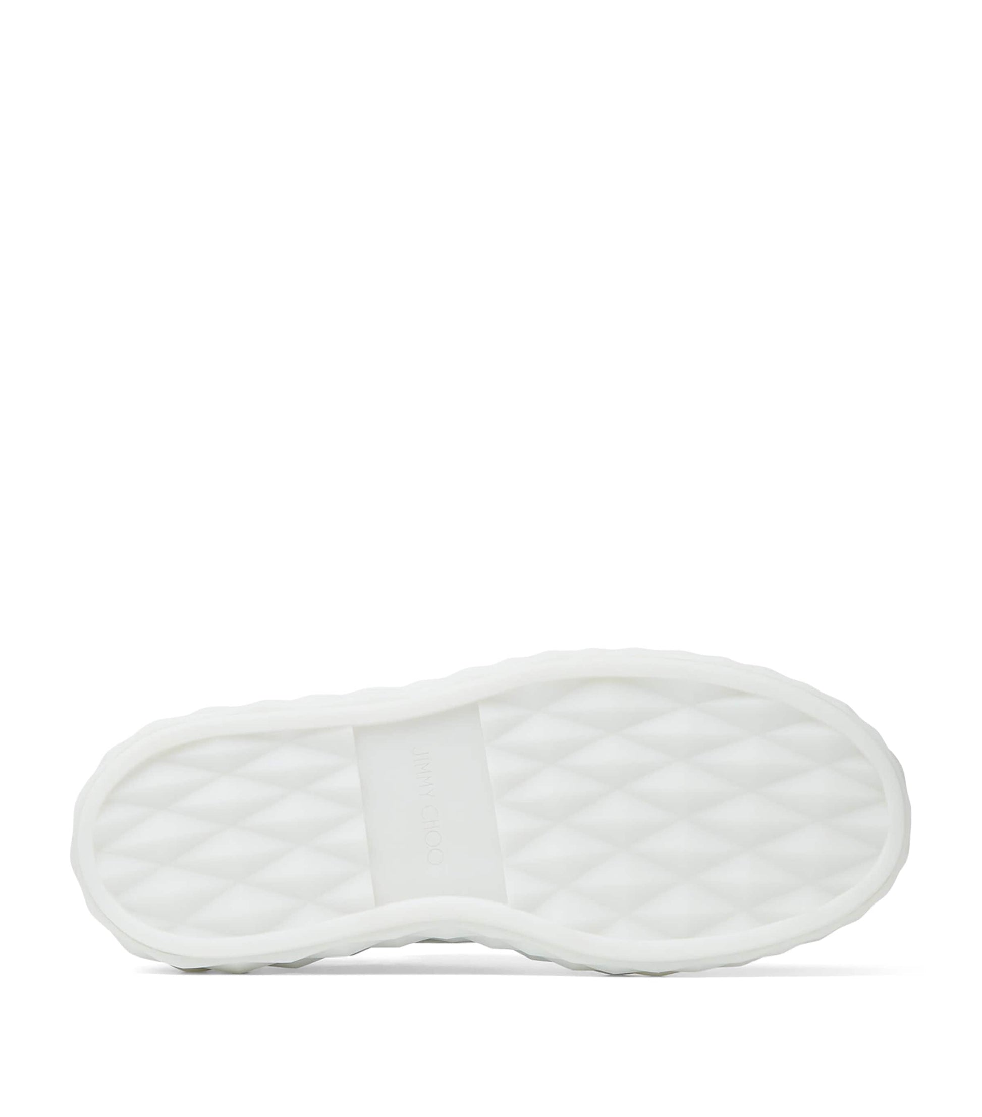 Jimmy Choo White Diamond Light Maxi Leather Sneakers