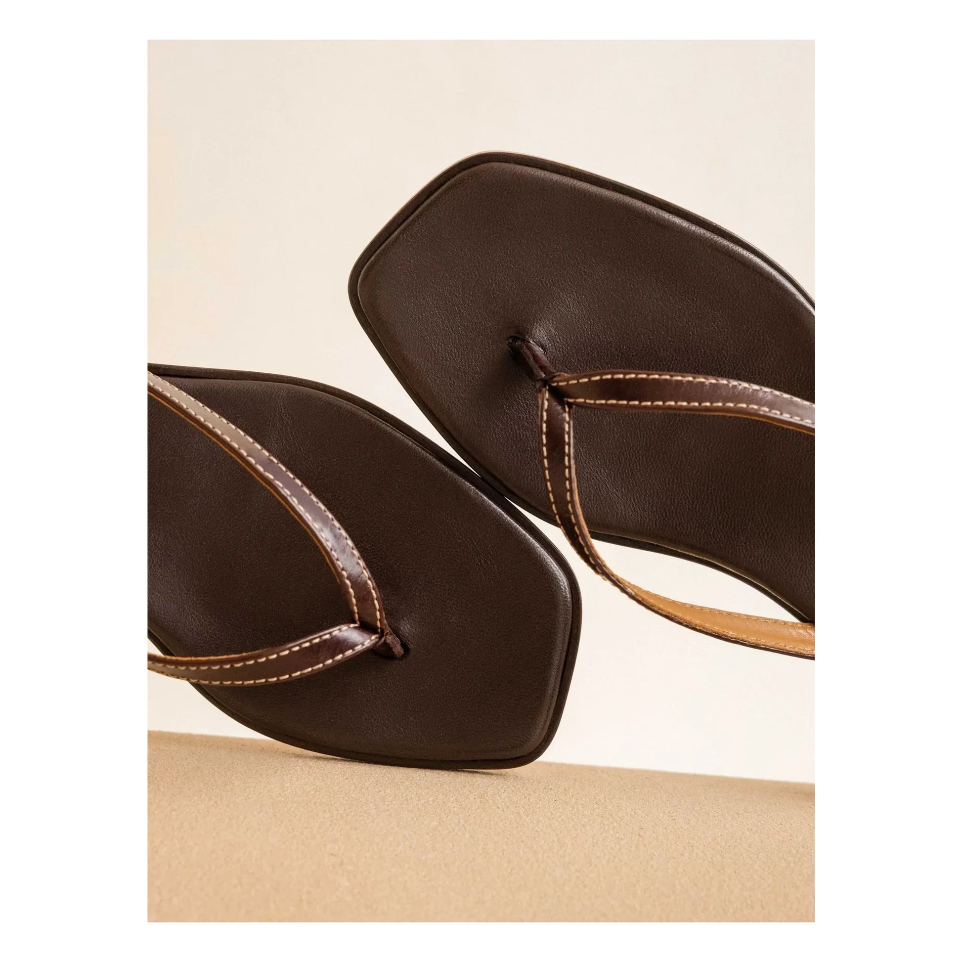 Bobbies - Sol Leather sandals | Coffee