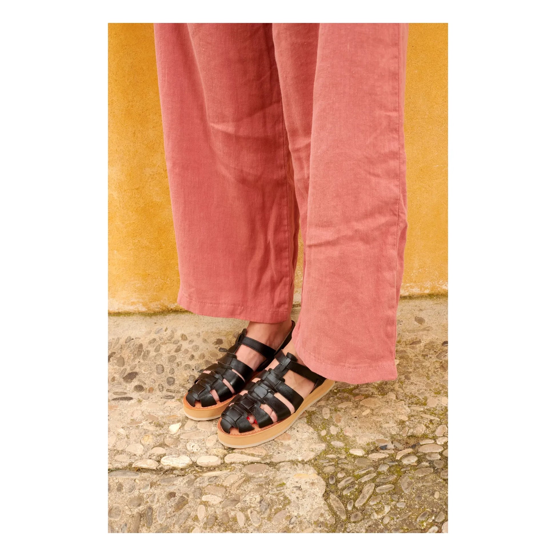 Mapache - Diego sandals | Black