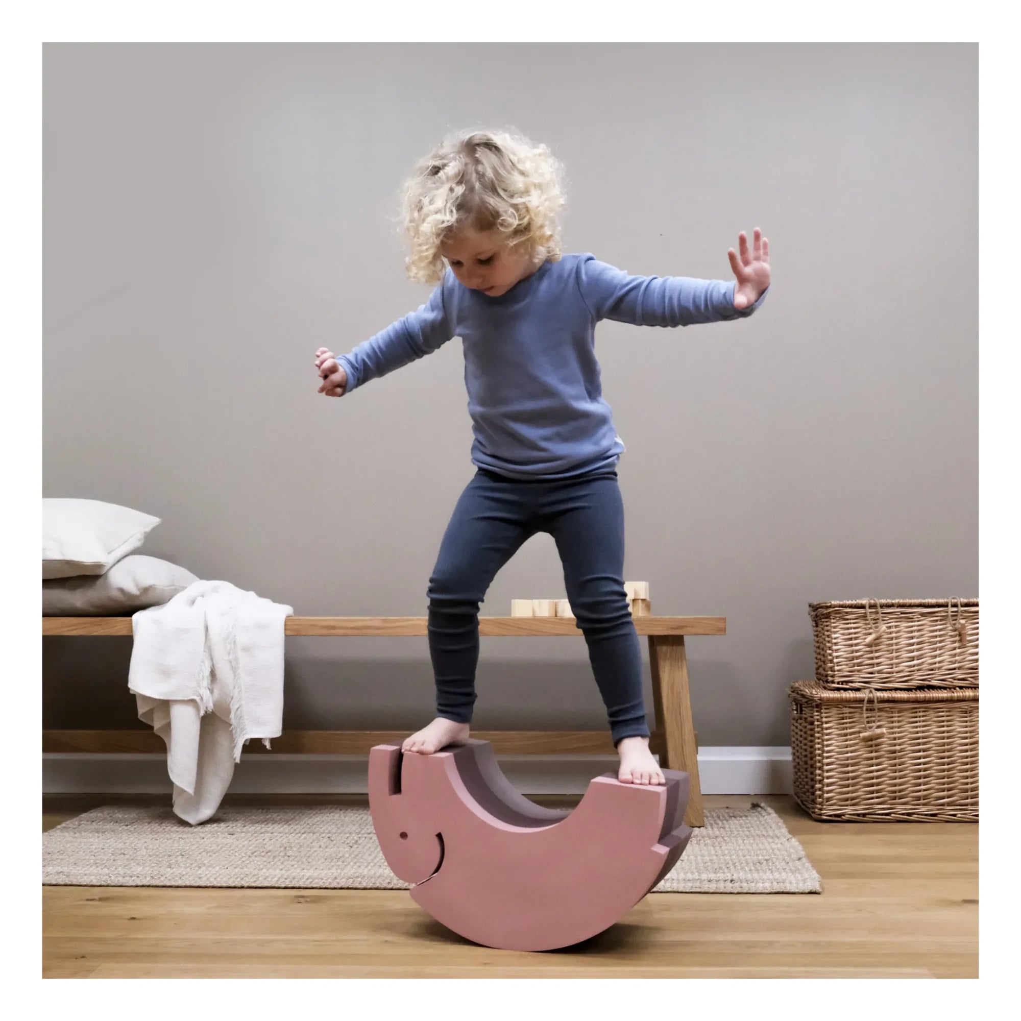 BObles - Elephant EVA Tumbling Furniture | Pink
