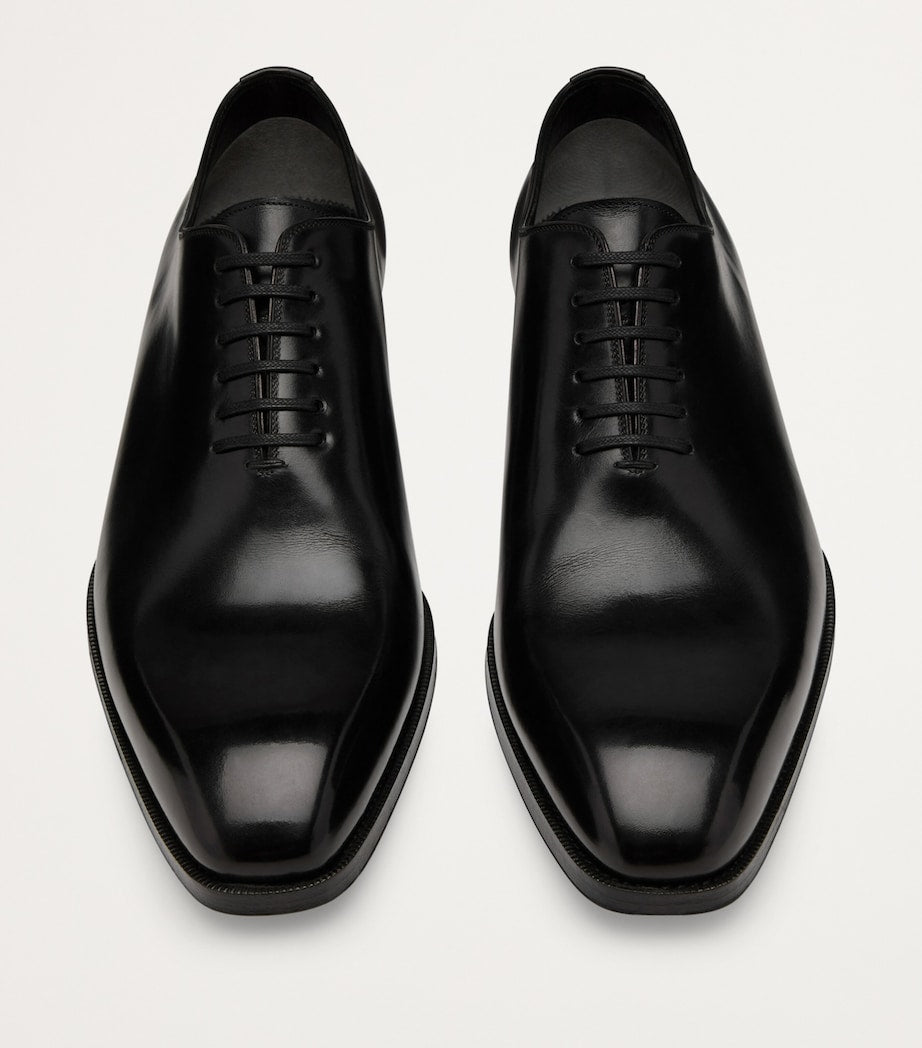Burnished Leather Elkan Lace-Up Shoes
