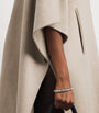 Max Mara Beige Cashmere Poncho Cape Coat