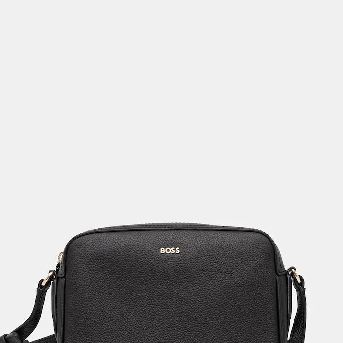 Кожена чанта BOSS Lenah Crossbody