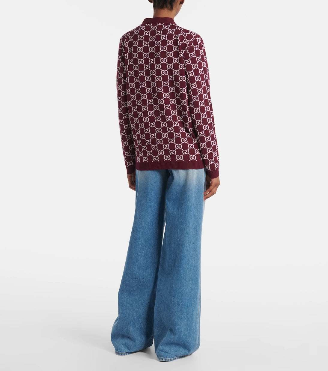 Gucci - GG reversible wool-blend jacquard cardigan