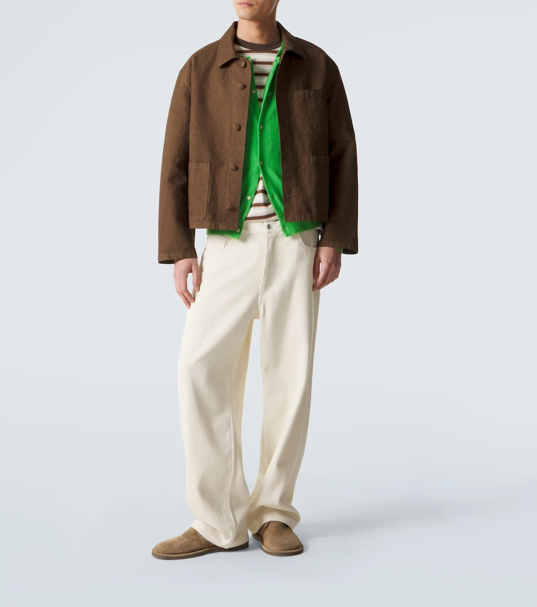 Auralee - Cashmere and cotton cardigan