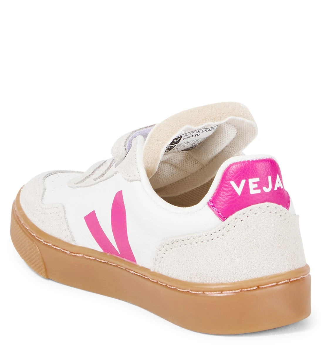Veja Kids - V-90 leather sneakers