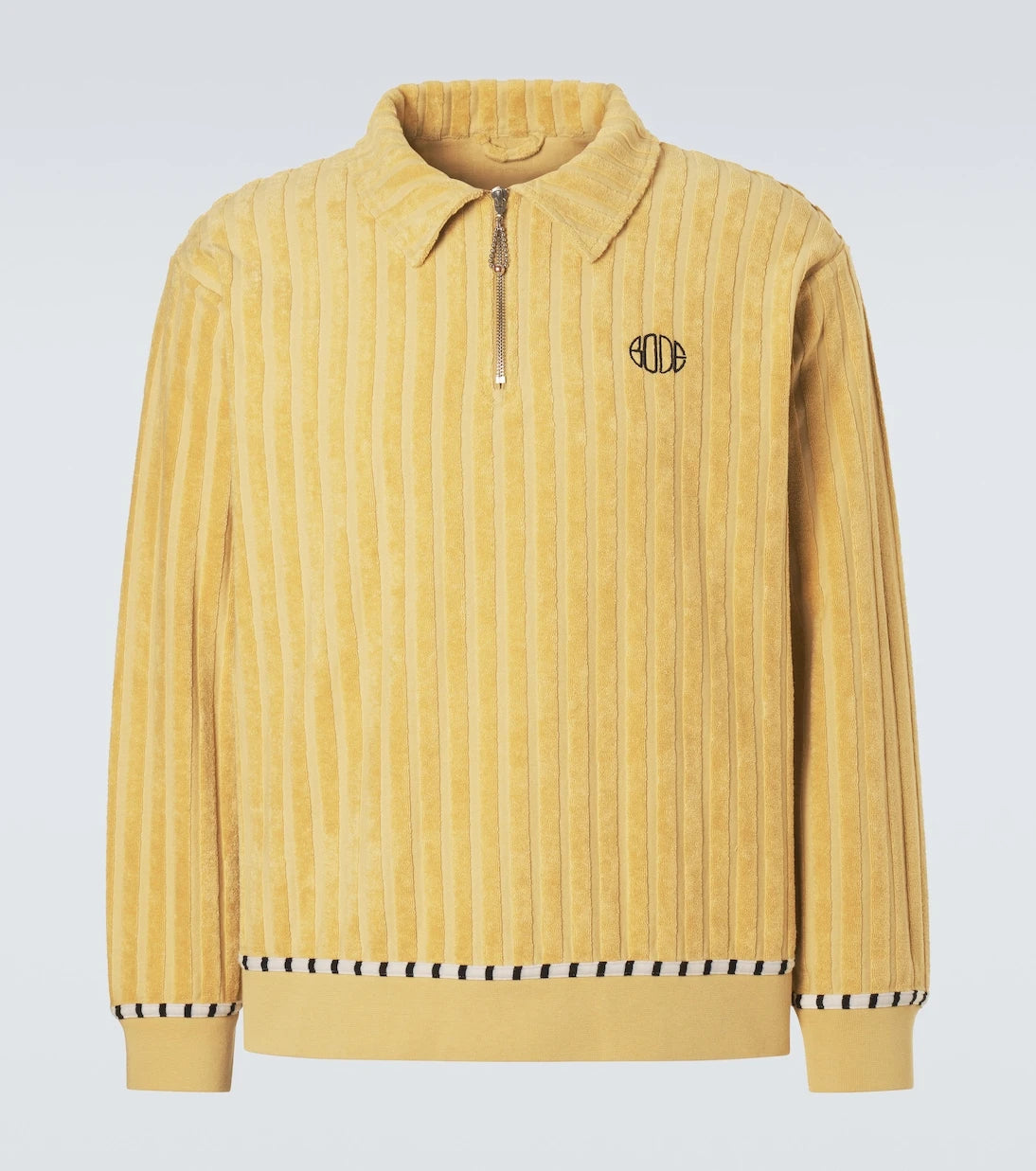 Bode - Croquet Ground cotton terry sweater