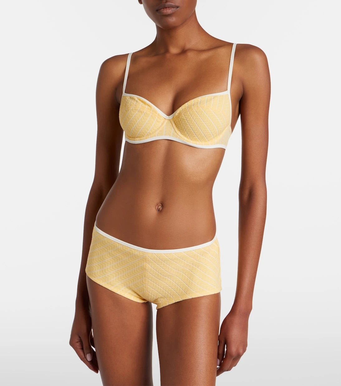 Eres - Coconut striped bikini top
