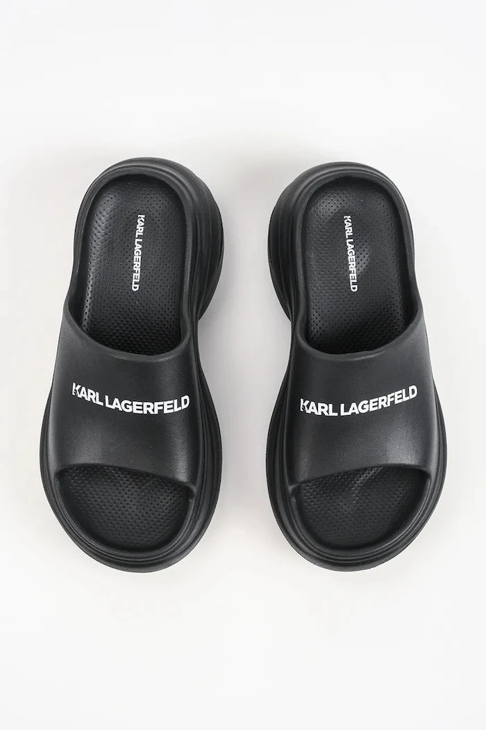 Karl Lagerfeld kadın platform terlik Kontour Slide