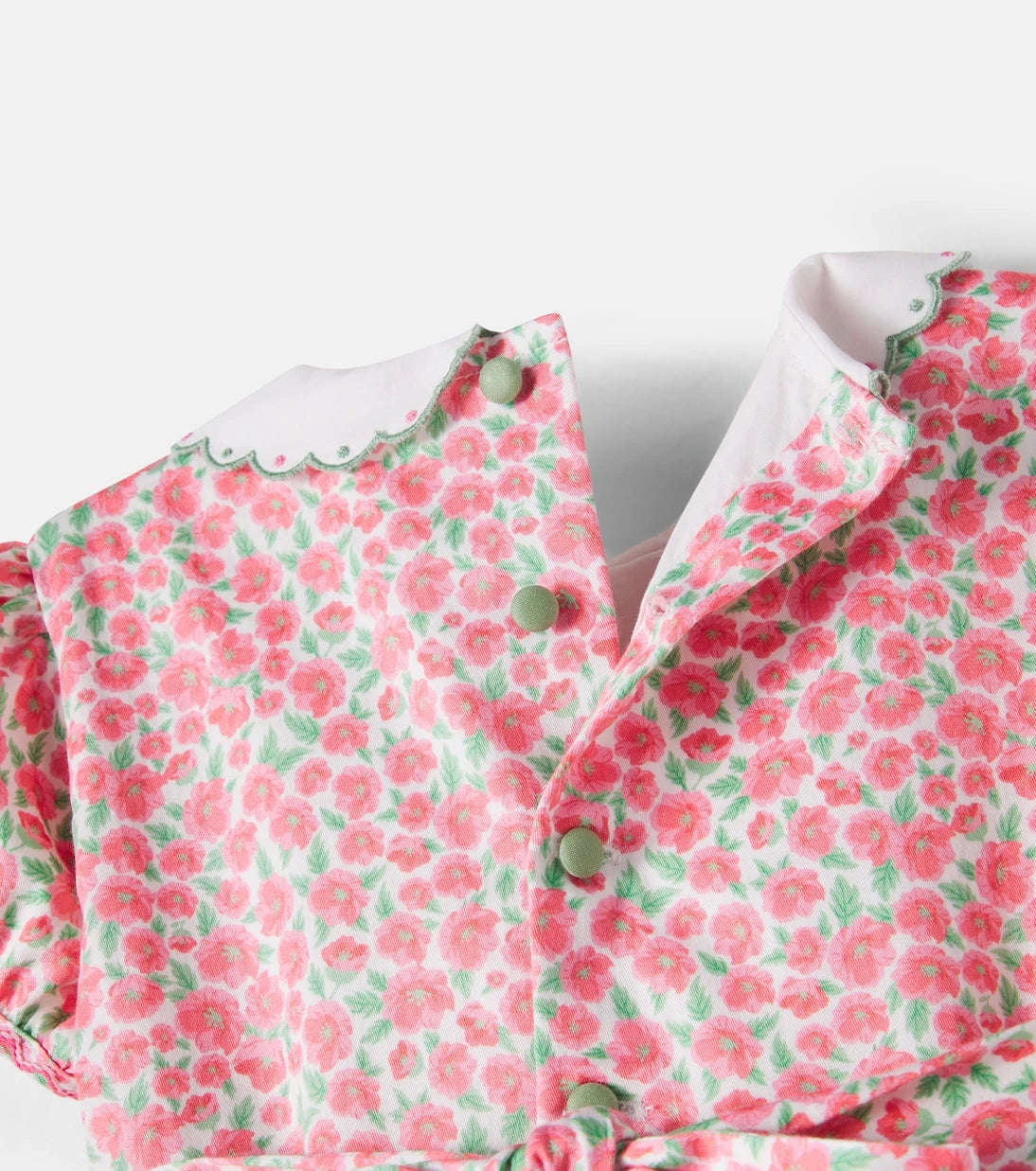 La Coqueta - Coco smocked cotton poplin dress