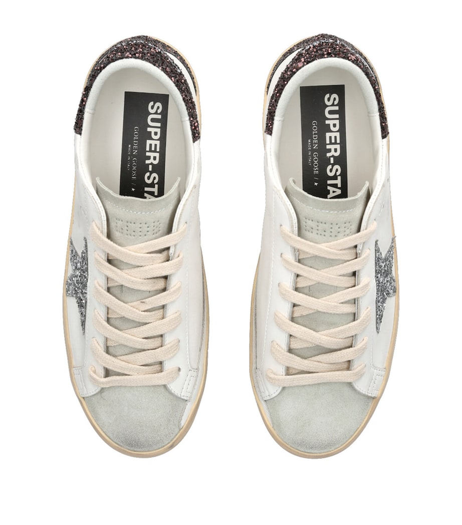 Golden Goose White Leather Superstar Sneakers