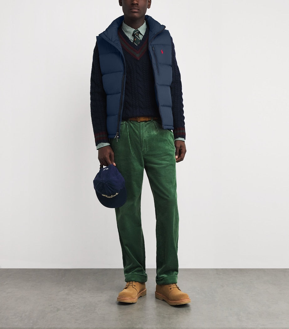 Polo Ralph Lauren Navy Water-Resistant Down Gorham Gilet