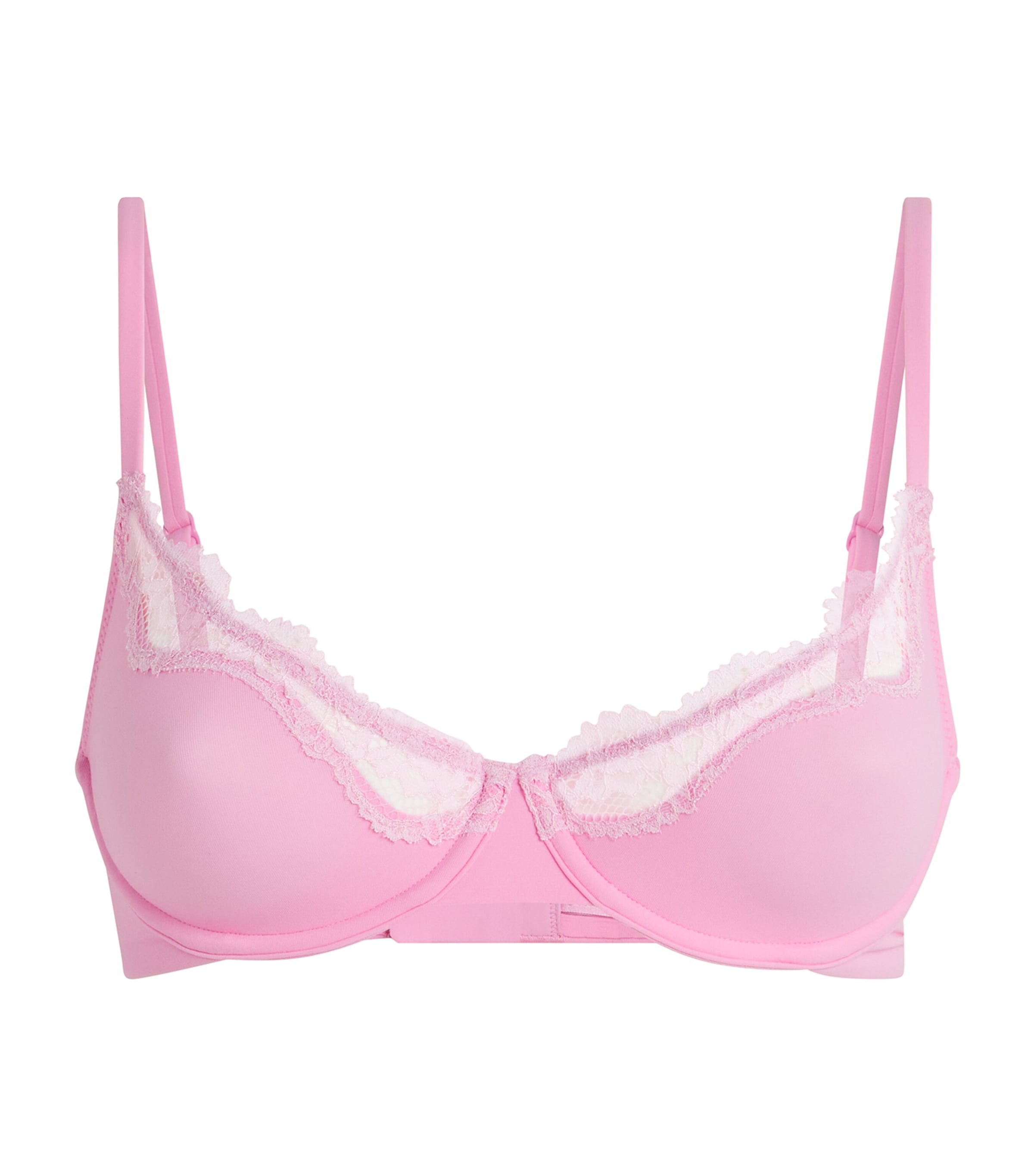 Skims Pink Lace Fits Everybody Demi Bra