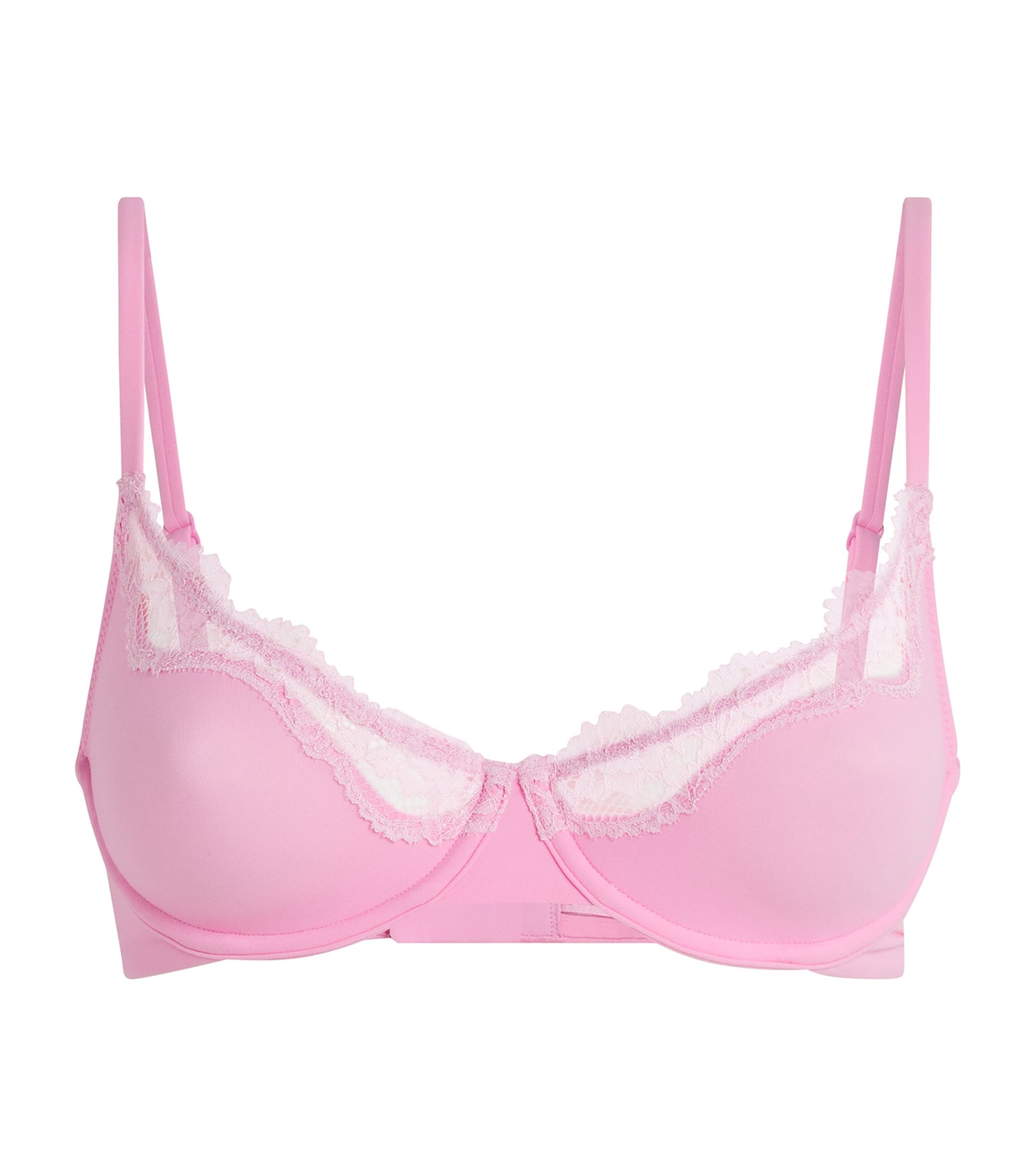 Skims Pink Lace Fits Everybody Demi Bra