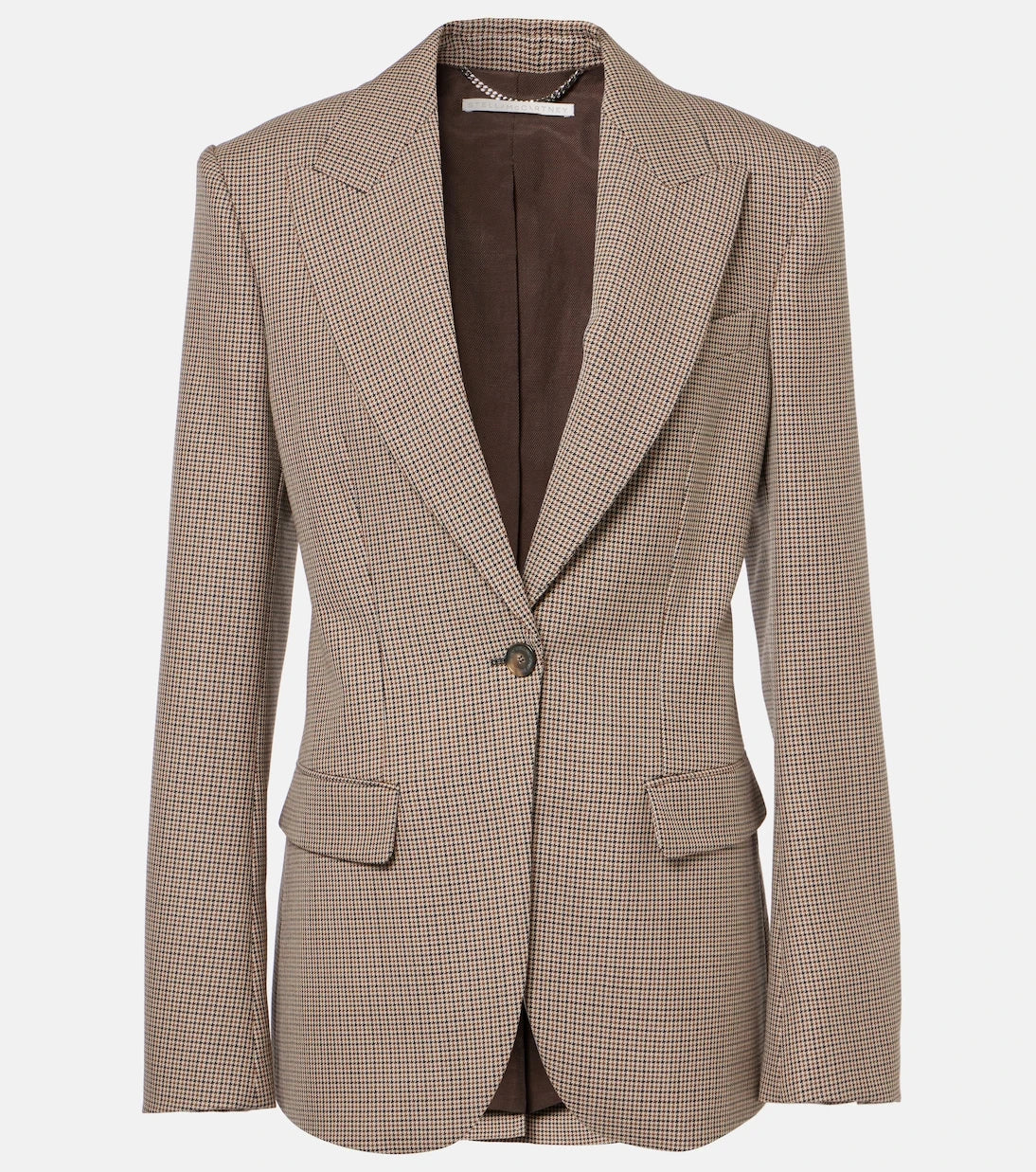 Stella McCartney - Checked virgin wool blazer