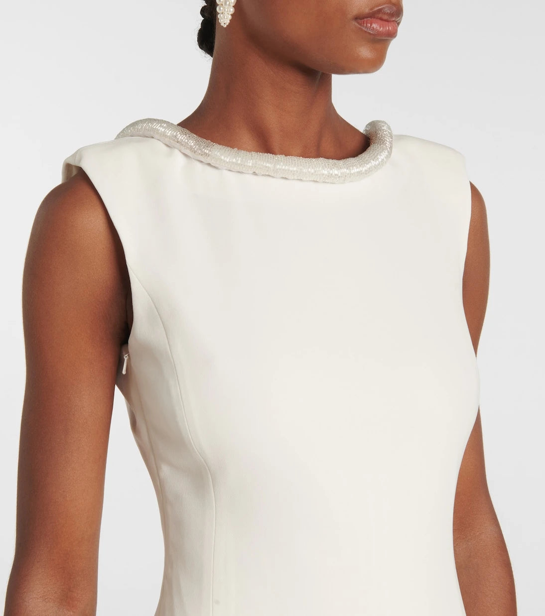 Max Mara - Bridal Corsica embellished cady gown
