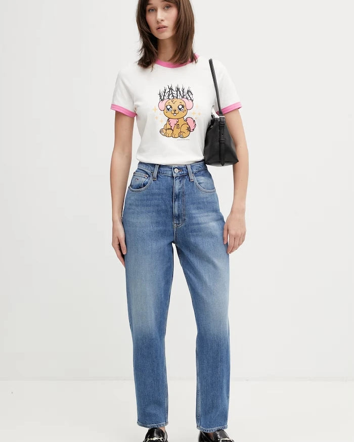 Tommy Jeans mom fit kadın jean