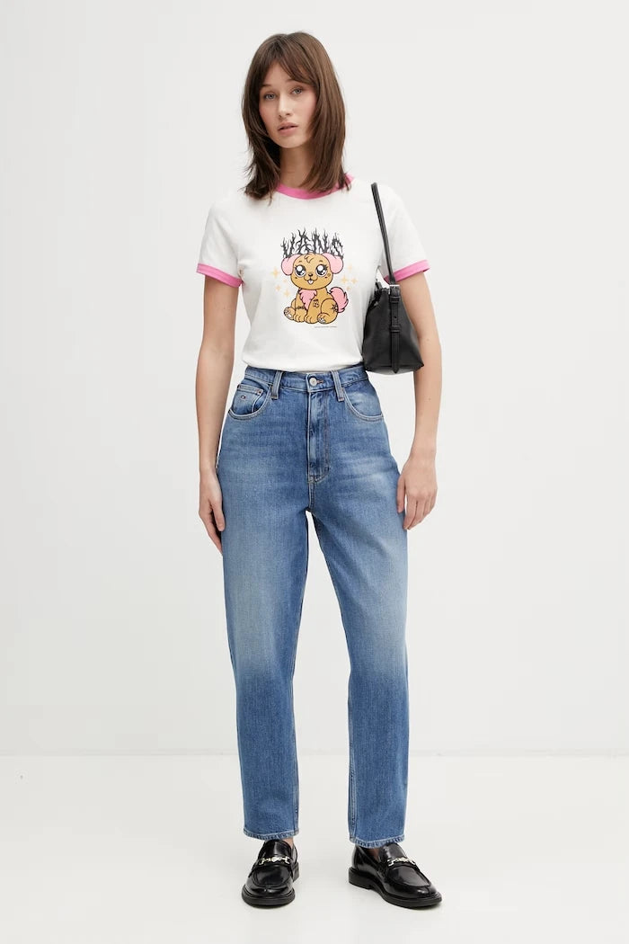Tommy Jeans mom fit kadın jean