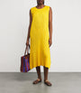 Pleats Please Issey Miyake Yellow Monthly Colors July Midi Dress
