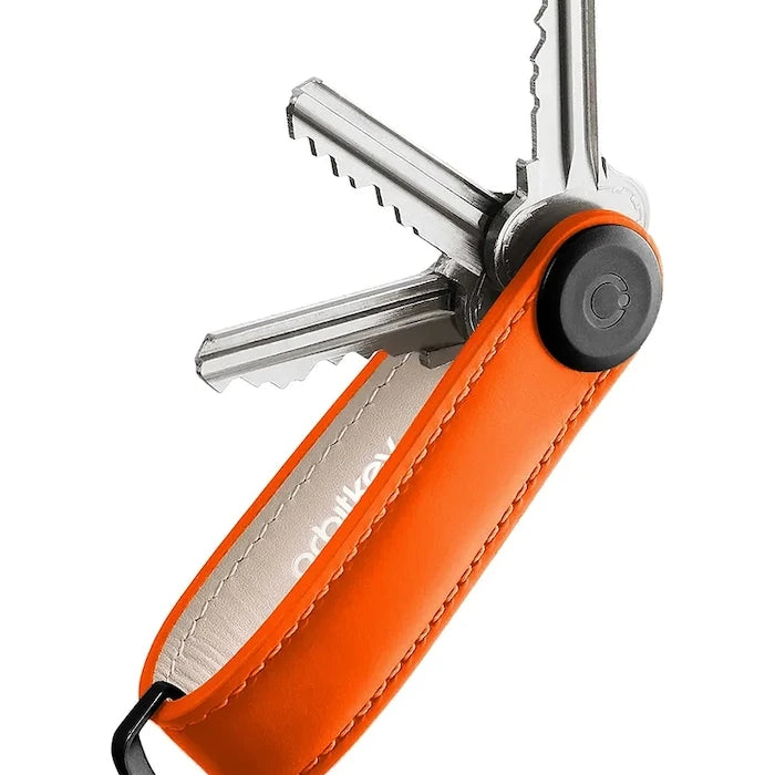 Кожен калъф за ключ Orbitkey Leather 8,6 x 2,2 cm