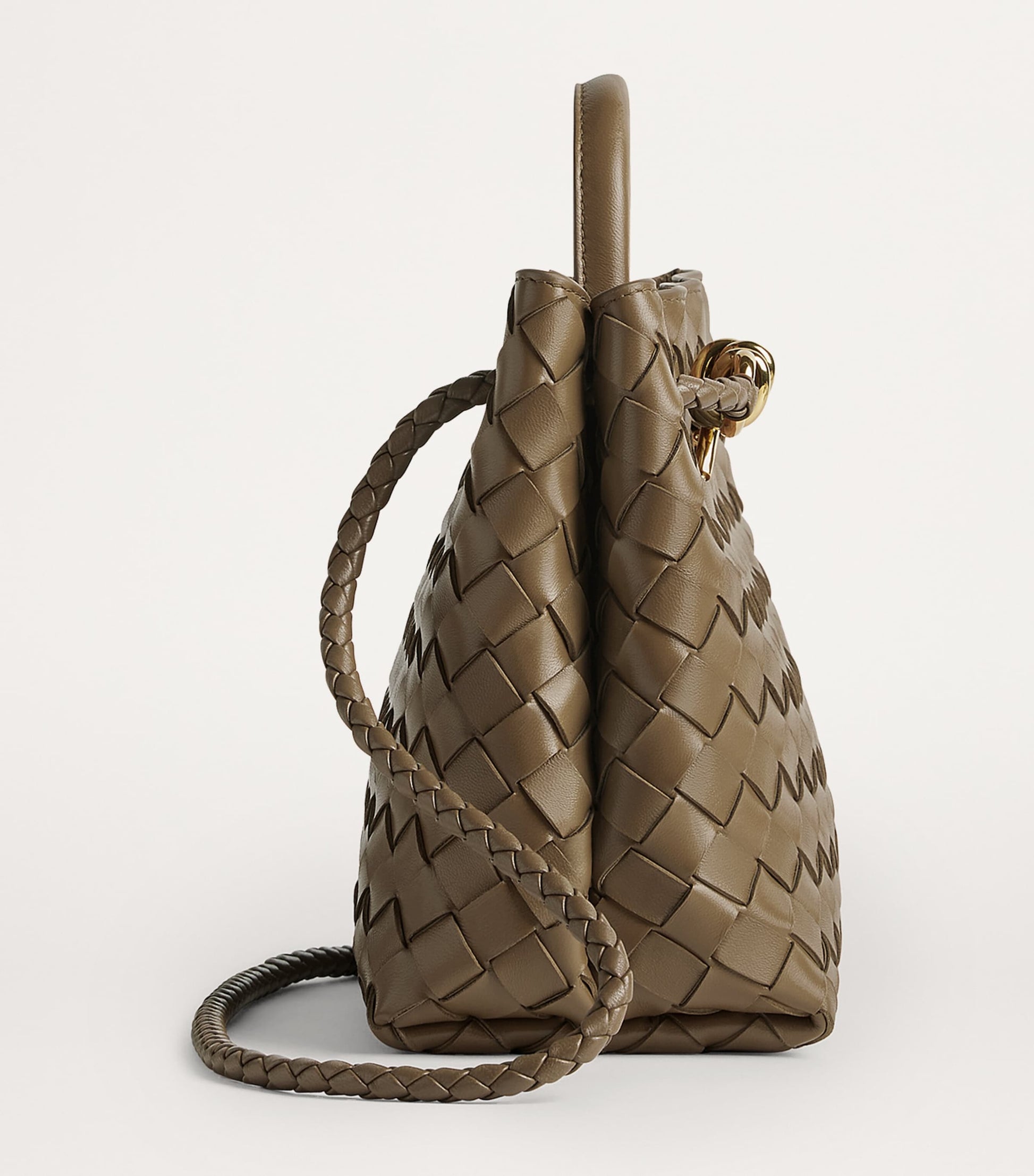 Red Small Lambskin Andiamo Shoulder Bag