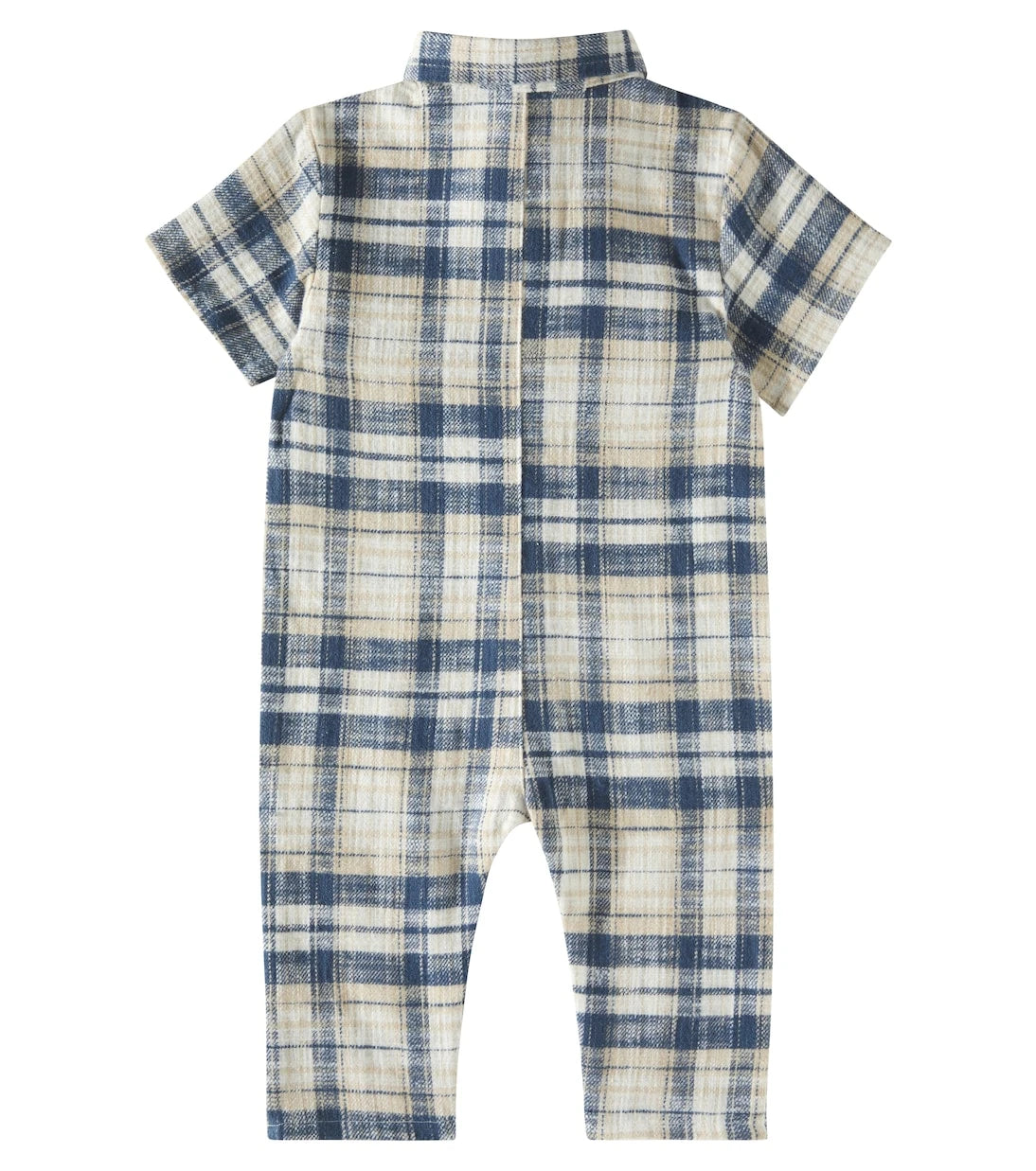 Rylee + Cru - Baby Rhett plaid cotton jumpsuit