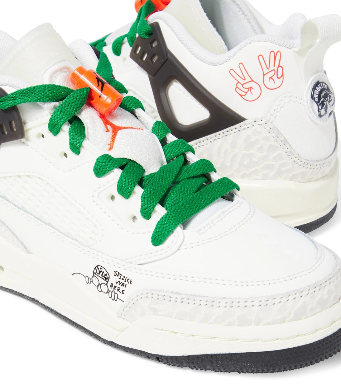 Nike Kids - Spizike Low leather sneakers