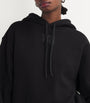 Black Cotton Logo Hoodie