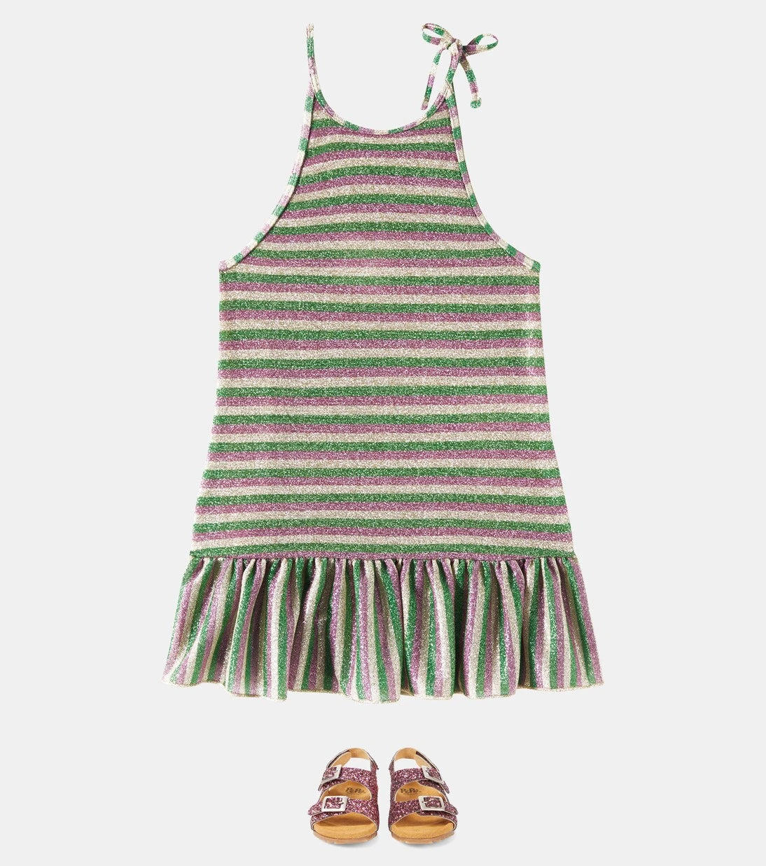 Oséree Kids - OseMini Lumiére lamé dress