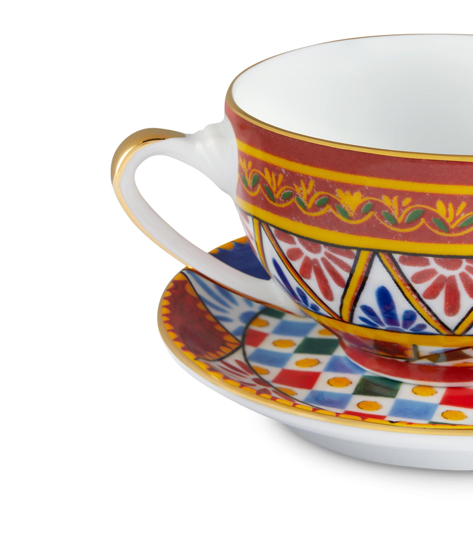 Dolce & Gabbana Casa Carreto Teacup and Saucer