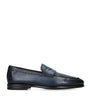 Leather Cashmere-Lined Carlos Loafers