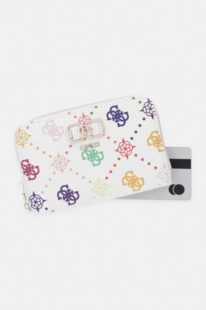Guess портфейл дамски от имитация на кожа EMELIE