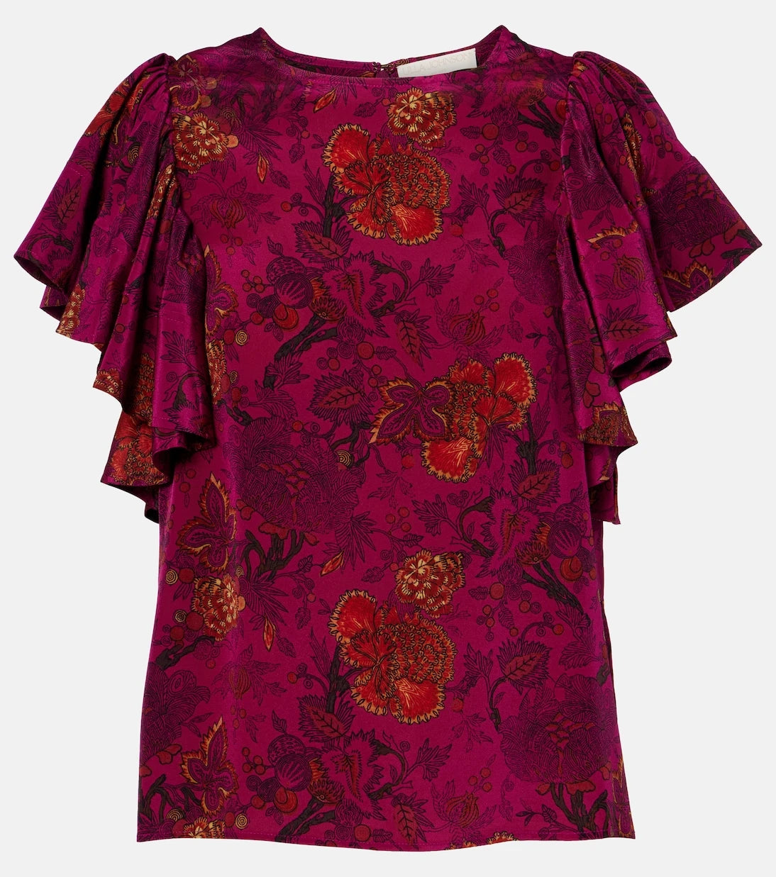 Ulla Johnson - Lena floral silk crêpe de chine top