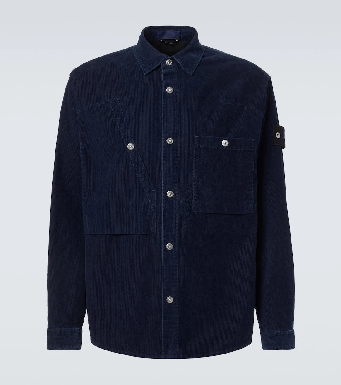 Stone Island - Compass cotton-blend corduroy overshirt