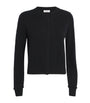 Black Wool-Cashmere Cardigan