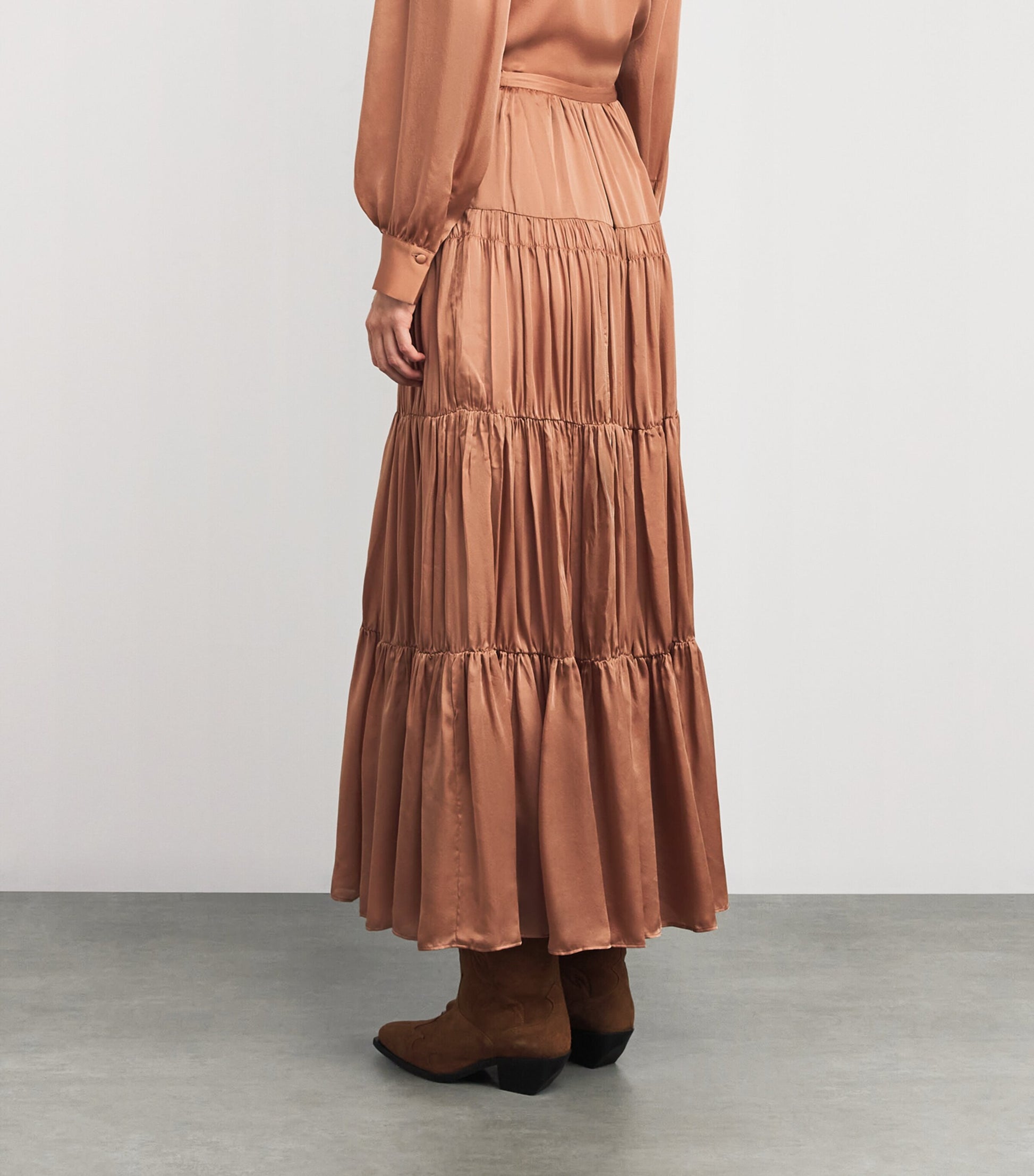 Silk Gaelle Maxi Skirt