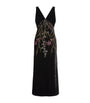 Velvet Embroidered Zaffira Maxi Dress