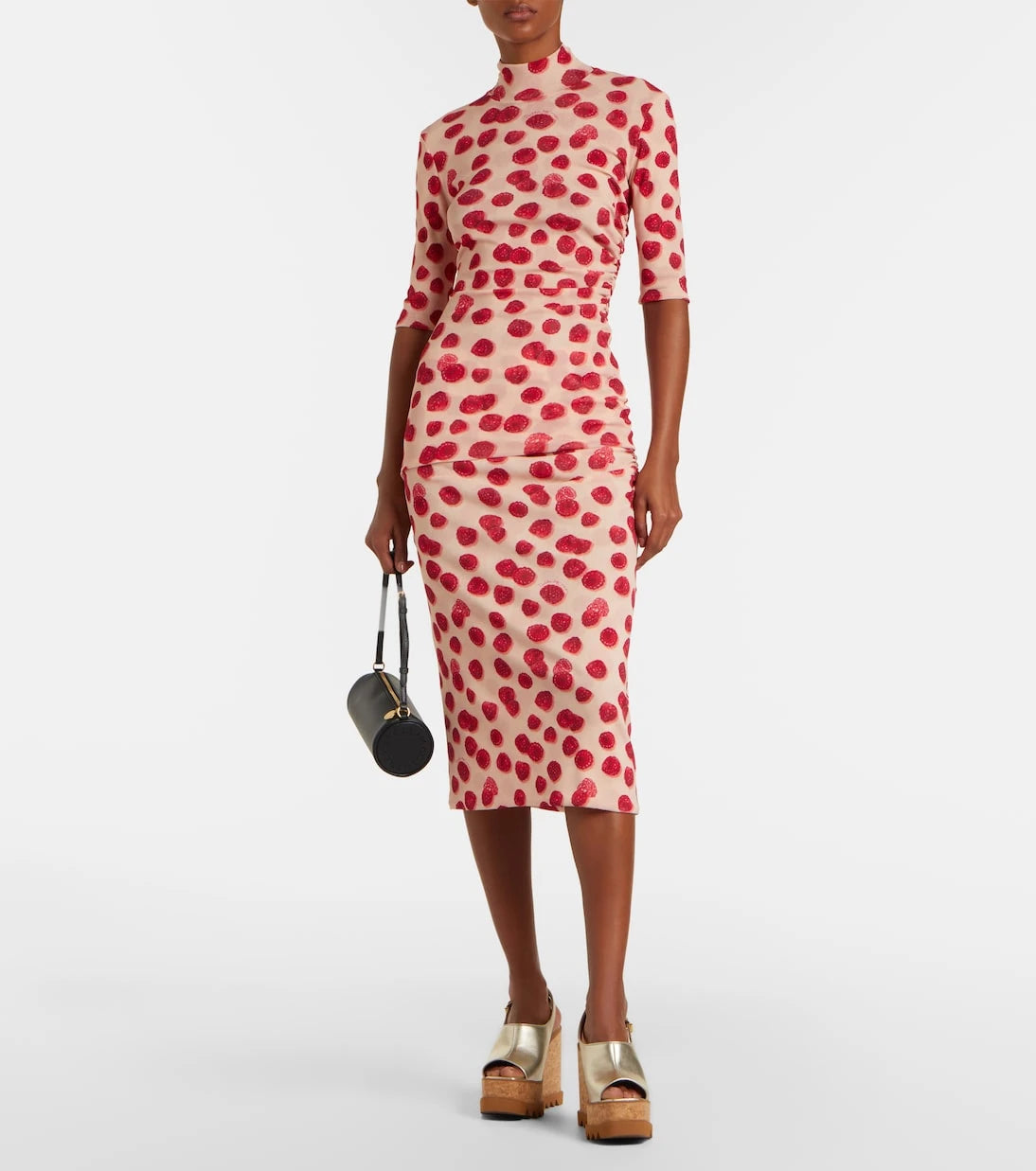 Stella McCartney - Printed mesh midi skirt