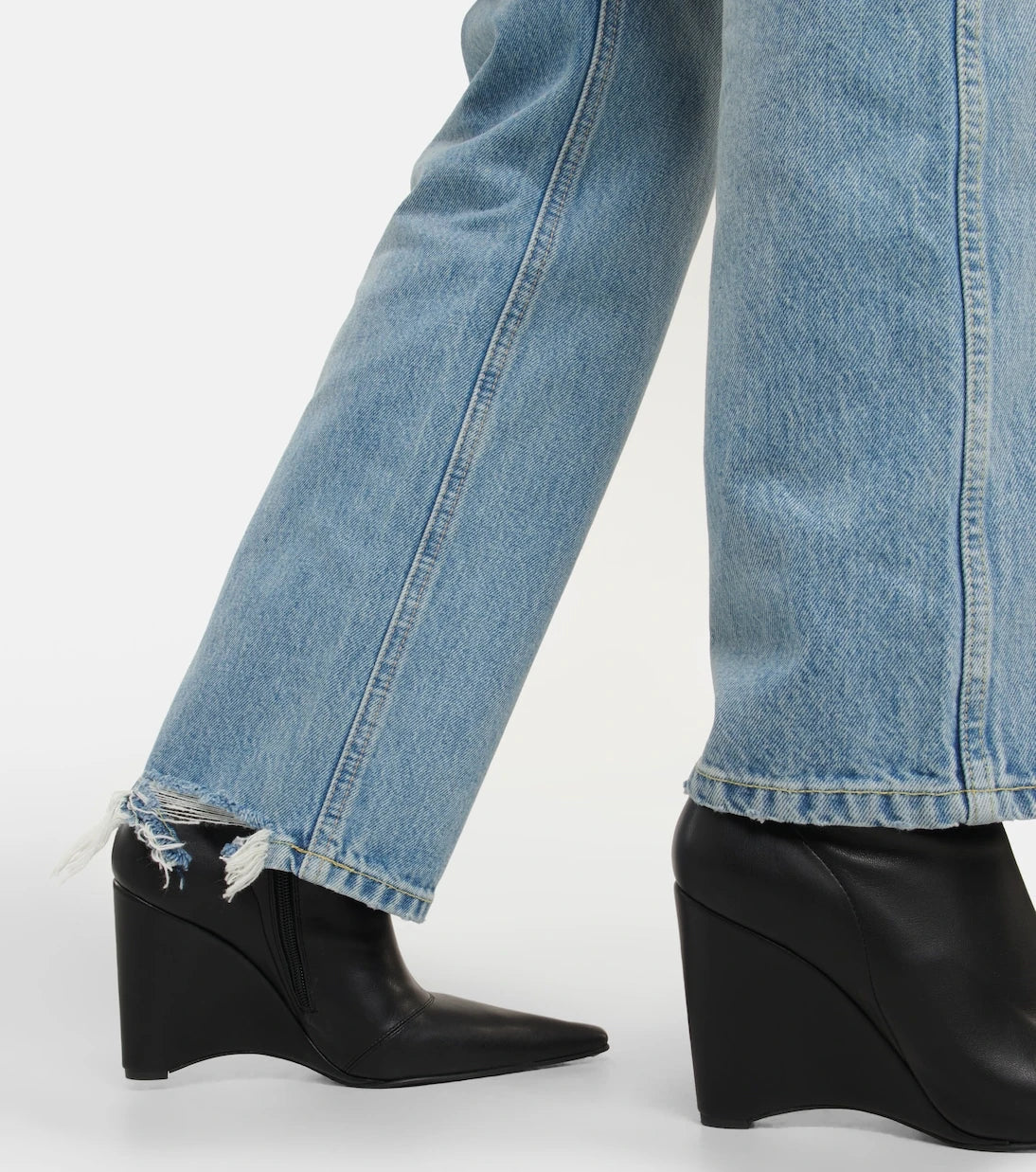 Re/Done - Mid-rise straight-leg jeans