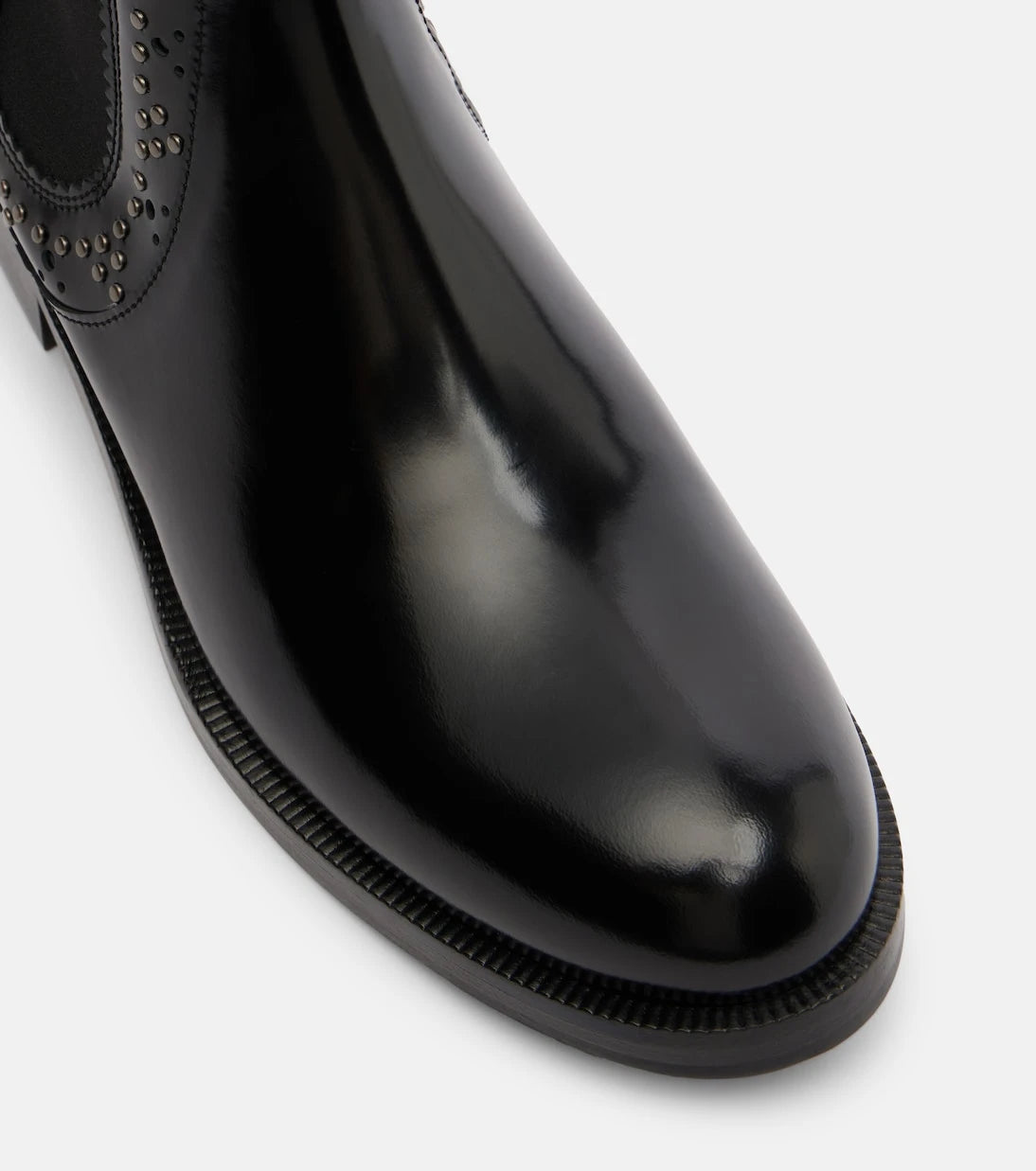 Aquazzura - Skye embellished leather Chelsea boots