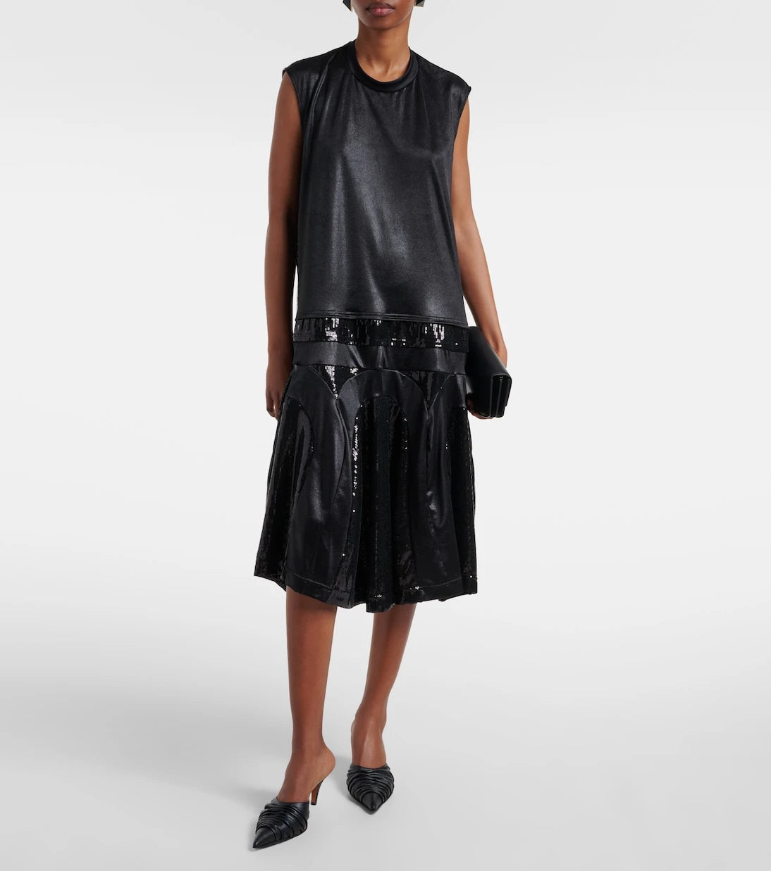 Junya Watanabe - Sequined midi dress