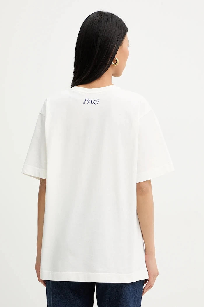Памучна тениска Pinko