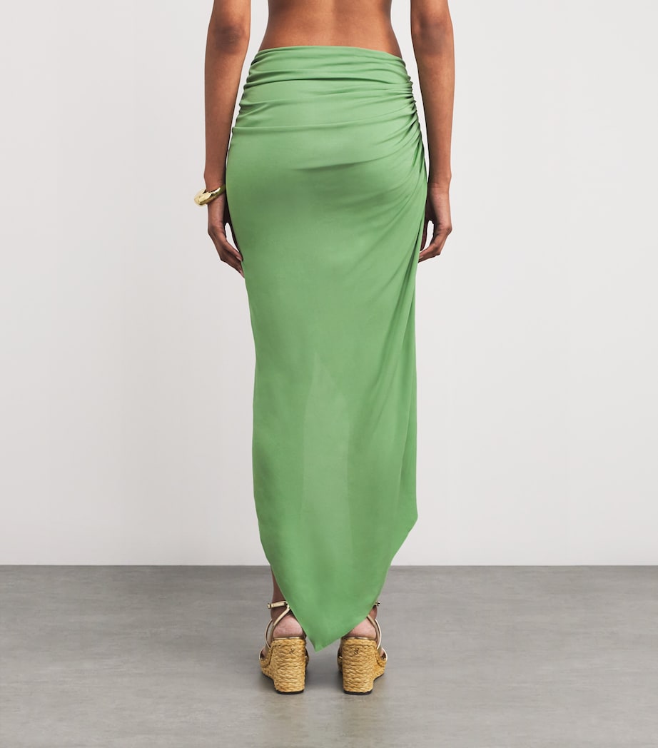 Green Aeris Maxi Skirt