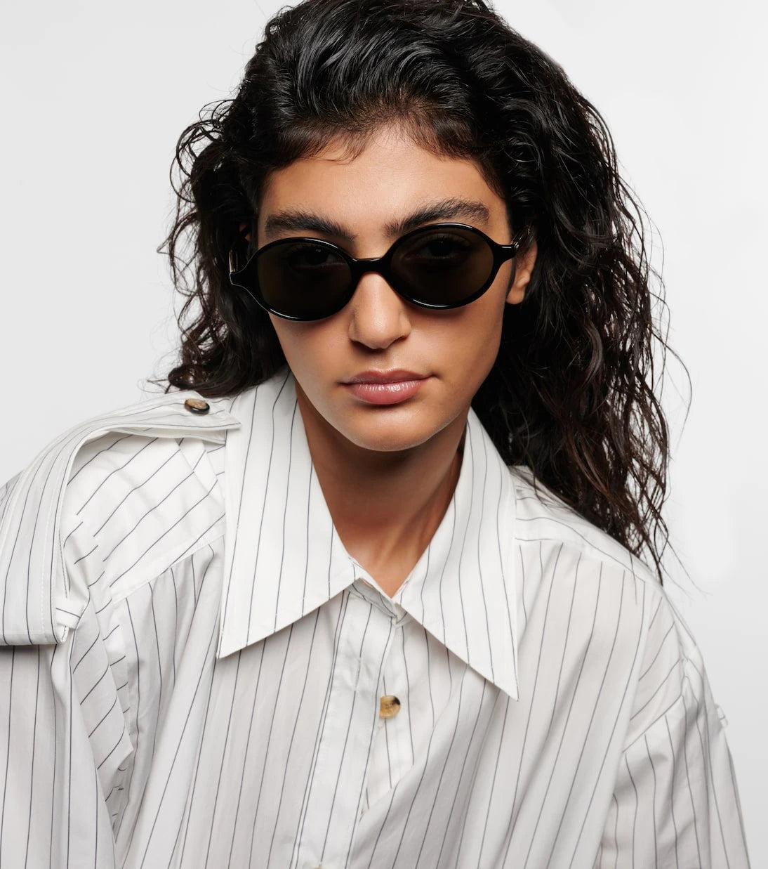 Khaite - x Oliver Peoples 2000C round sunglasses