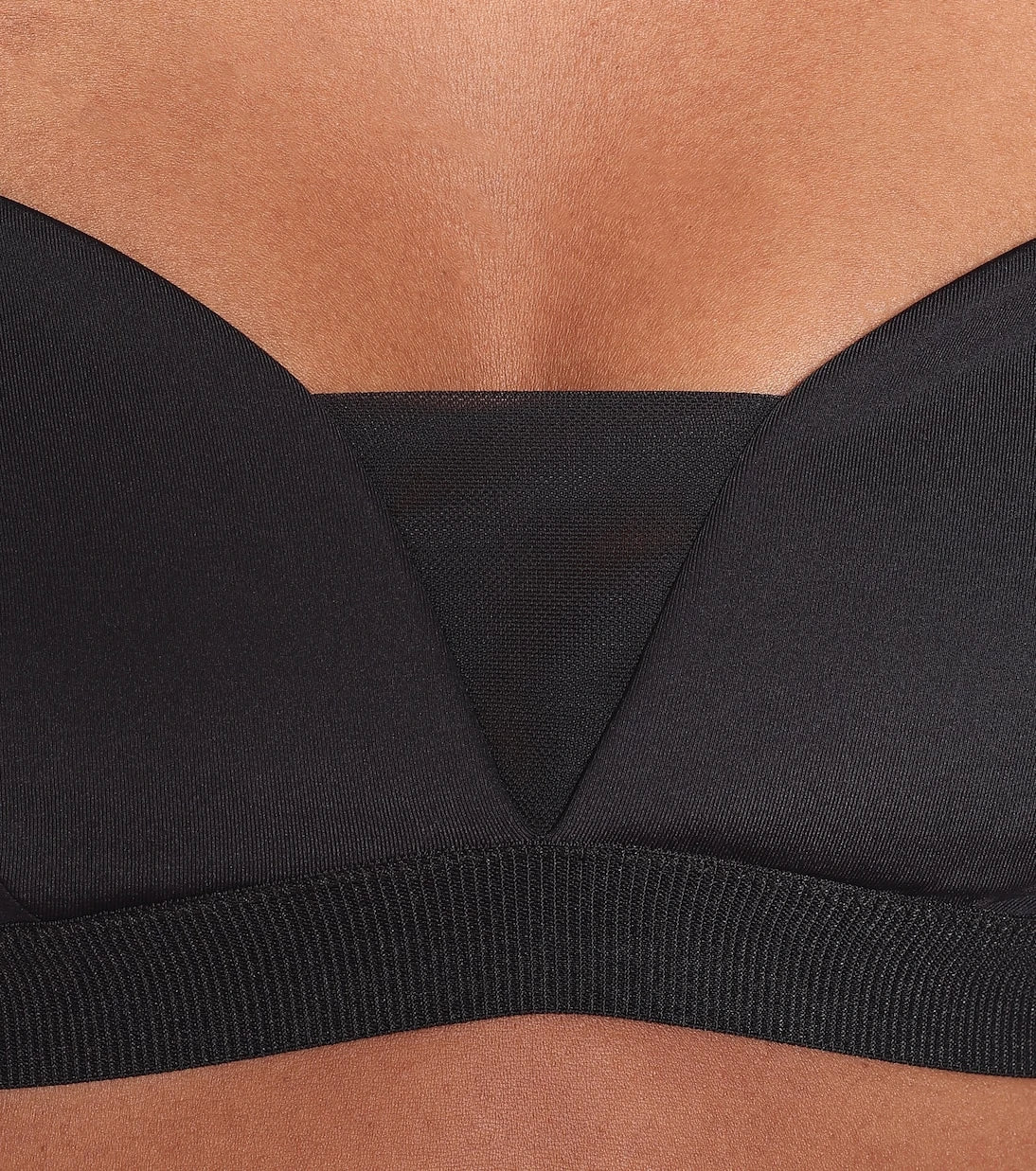 Stella McCartney - Mesh-trimmed bikini top