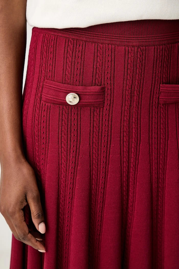 Guess viskozeli kloş etek CARMEN