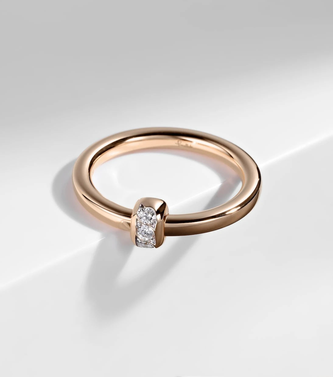 Pomellato - Pomellato Together 18kt rose gold ring with diamonds