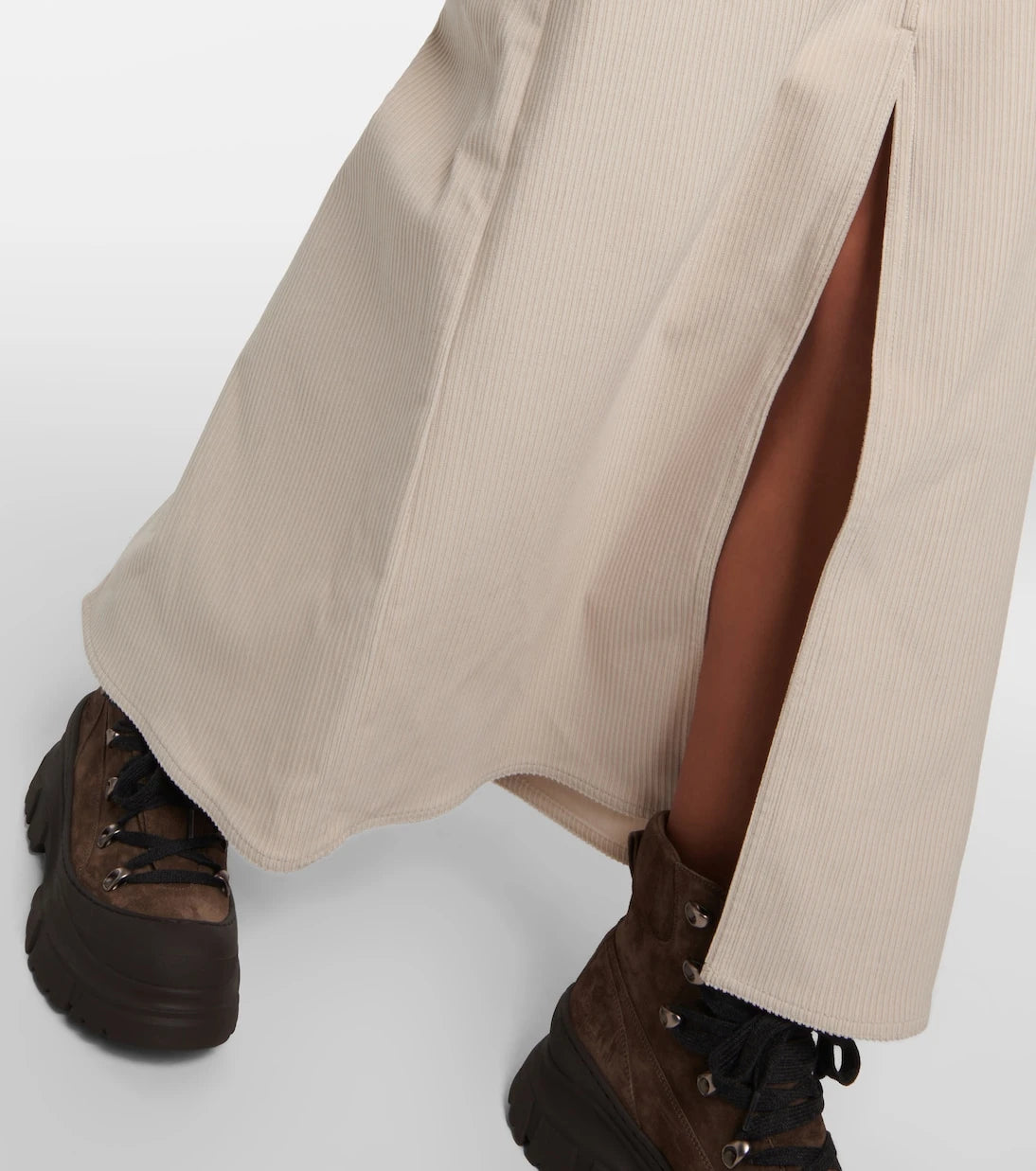 Brunello Cucinelli - Cotton corduroy maxi skirt